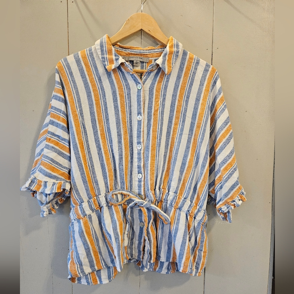Marc New York Striped Button Down Shirt